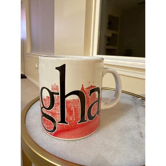 Starbucks Shanghai Mug – Global Icon Series (16 oz) – Red Skyline - Picture 3 of 3